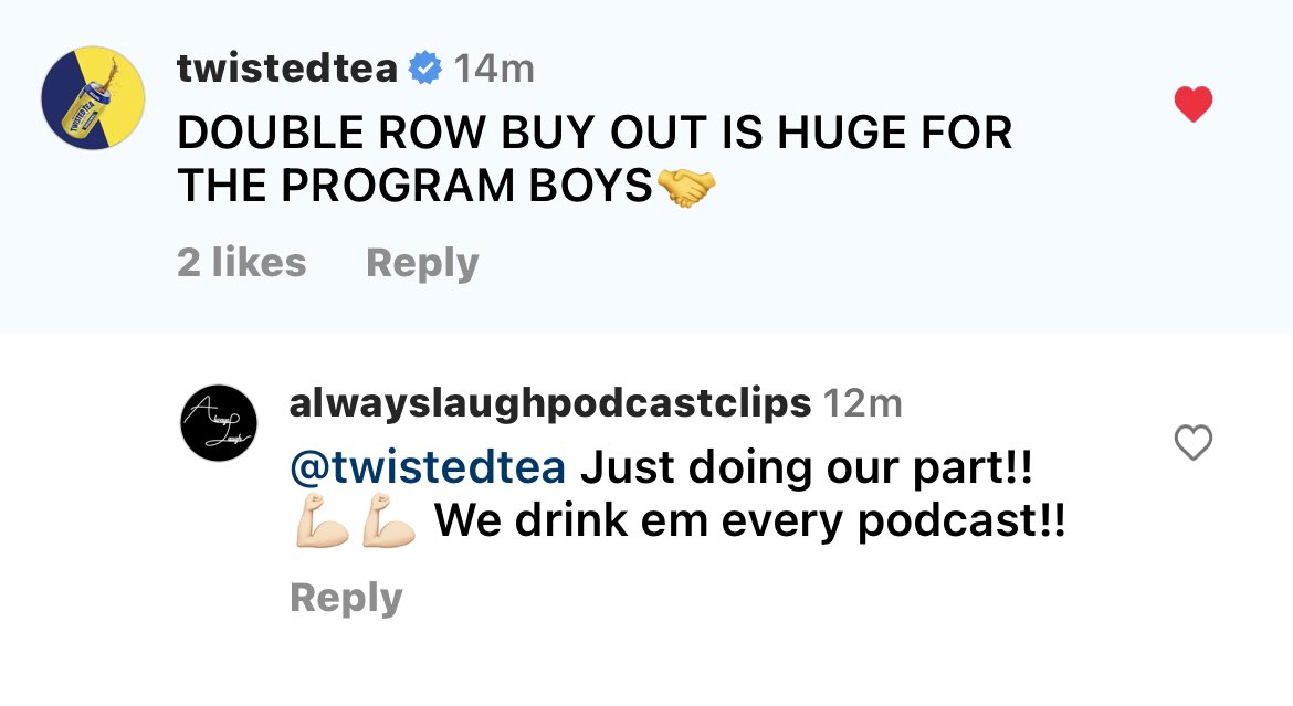 AlwaysLaughPod's tweet photo. Finally got @TwistedTea  to see our podcast let’s gooo!!! https://t.co/RvqXnUkgso