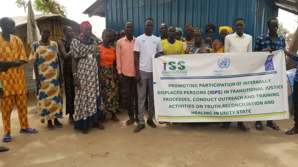 Intrepidsosudan's tweet photo. We conducted a training session today in Bentiu &amp; provided 50 IDPs from various Counties with an opportunity to enrich &amp; share own knowledge &amp; understanding on Transitional Justice, particularly the CTRH. We're gratful for the support @undpsouthsudan @UNPeacebuilding @unmissmedia https://t.co/c6BRd2YKhN