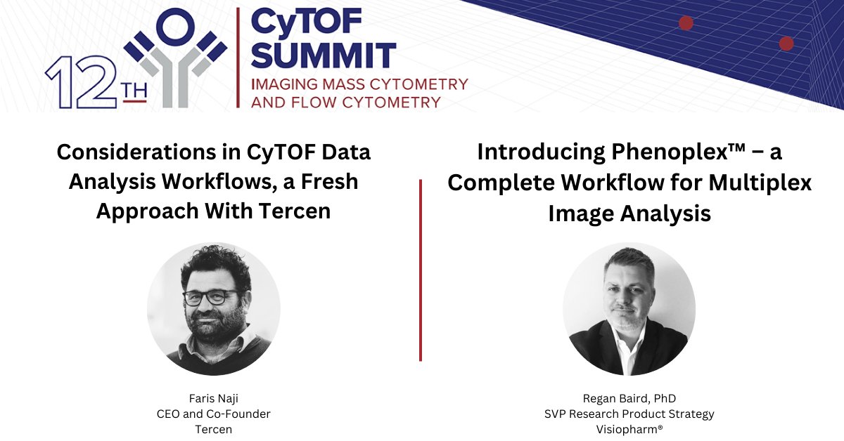 Standard_BioT's tweet image. Get data analysis advice for flow and imaging cytometry at #CyTOFSummit23! Meet #dataanalysis experts Faris Naji​ and Regan Baird, who will share analysis tips for #CyTOF data and multiplex images. Join us! And meet so many experts, all in one place: standardbio.com/CYTO-SBI-Event…