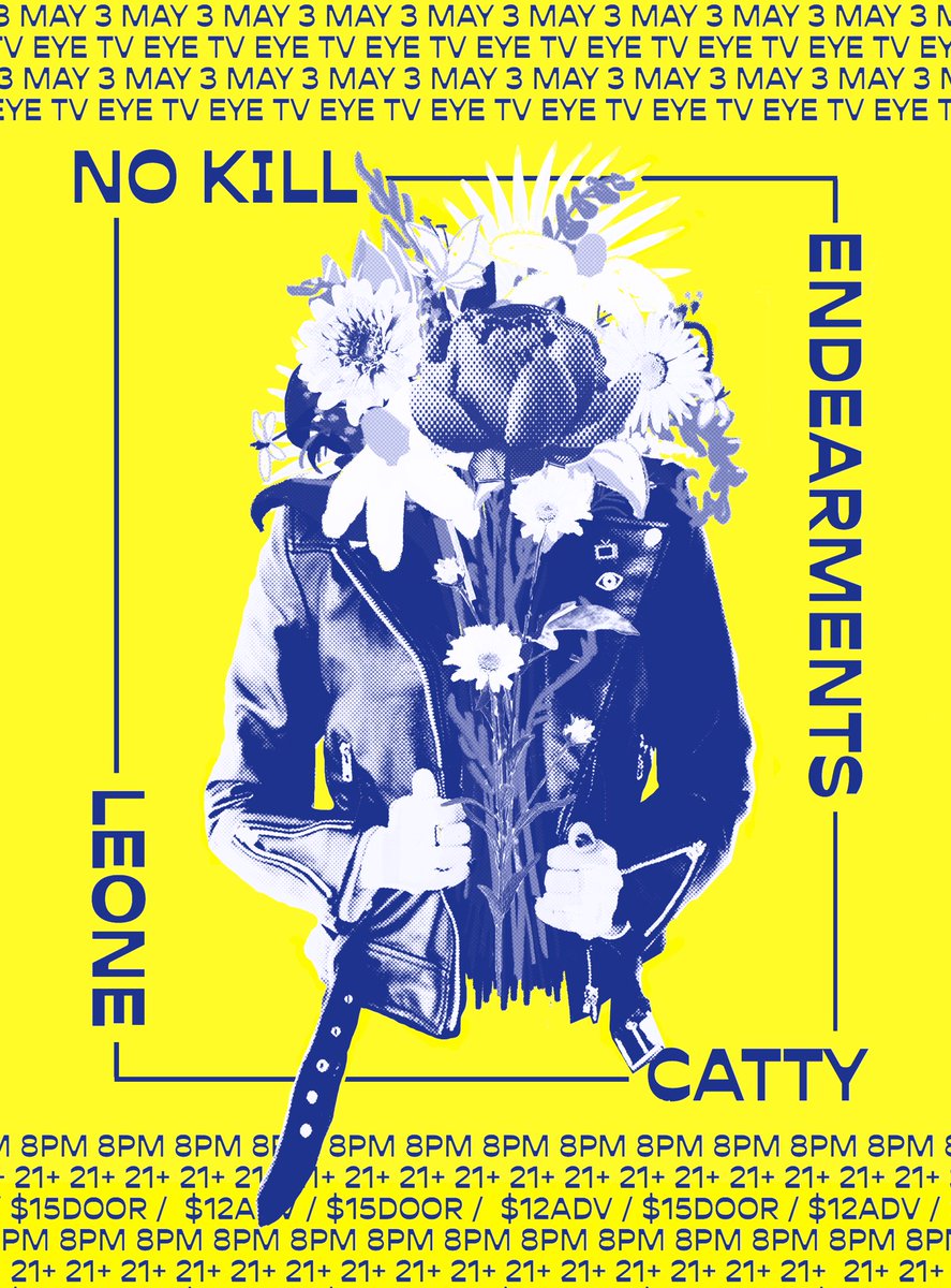 We are playing <a href="/tveyenyc/">TV Eye NYC</a> on May 3rd with <a href="/endearments/">Endearments</a>, Catty &amp; Leone. 🔥🖤 Do not miss this night. Flyer by <a href="/ana_becker/">Ana Asnes Becker</a>  🎸 Grab advance tix: shorturl.at/aozJW