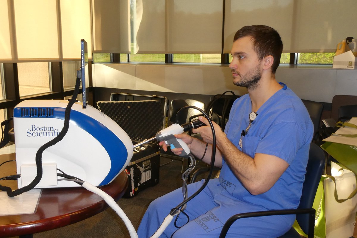 joeclarkmd's tweet photo. Much gratitude to Cassie Wozniak and Jon Winter of @bostonsci @bsc_urology for bringing in the #GreenLightPVP and #rezum simulators this AM for our residents @PSH_Urology - great teaching and virtual hands-on opportunity! https://t.co/JQAlG667Jr