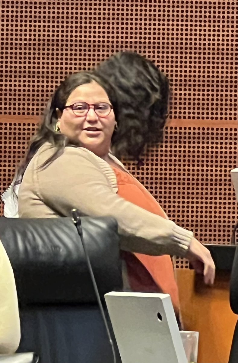 La senadora <a href="/CitlaHM/">Citlalli Hernández Mora</a> reventó la sesión en el senado para obstaculizar al INAI.
No quiere que el gobierno de morena rinda cuentas, encubridora de ladrones.