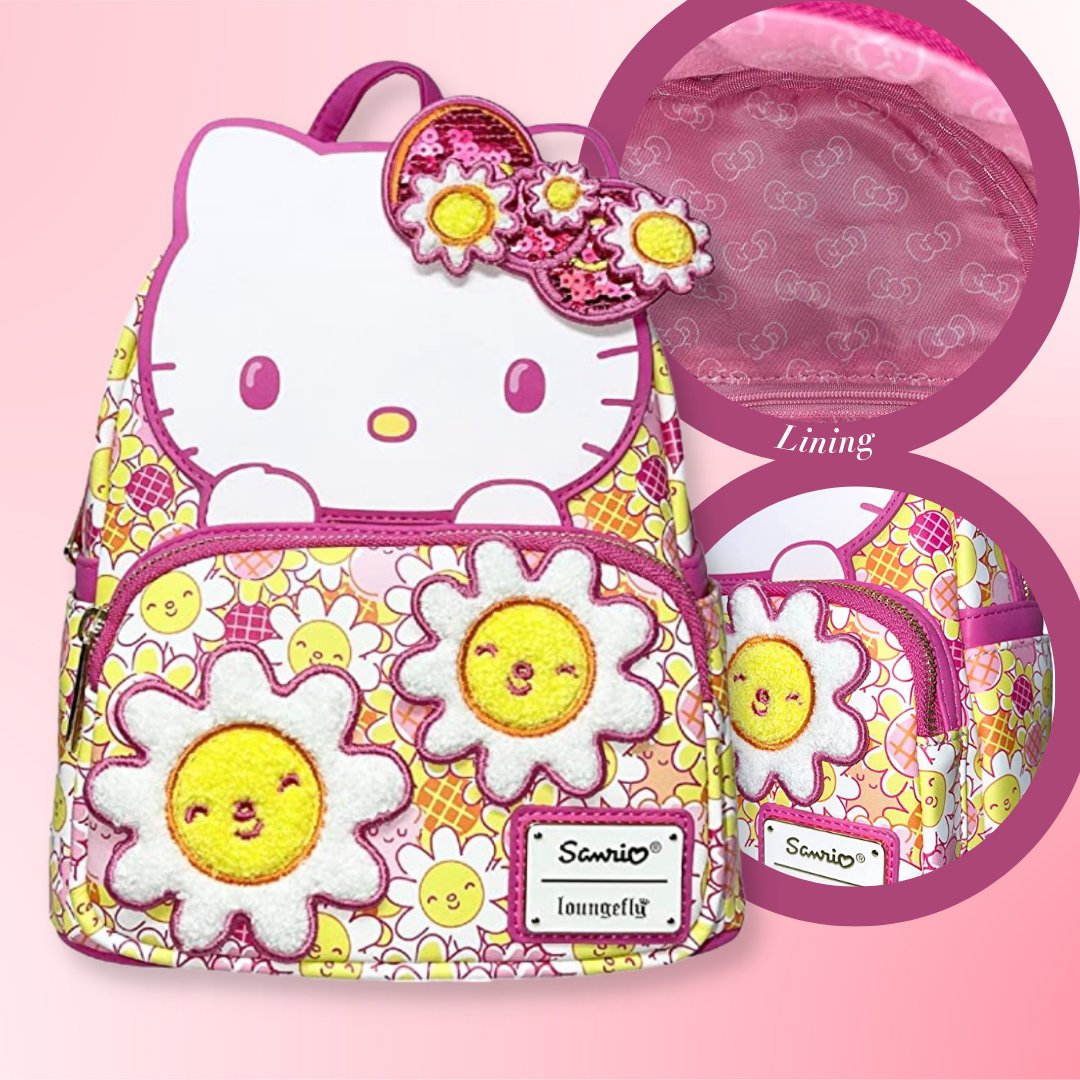 loungeflynews's tweet photo. 🆕  Available Now! Sanrio Hello Kitty Floral Cosplay Loungefly Mini Backpack! ✨  #Retrofacts exclusive  on Amazon

🛍️Buy➞  https://t.co/55yYMBMyJE https://t.co/l8tyRa86jb