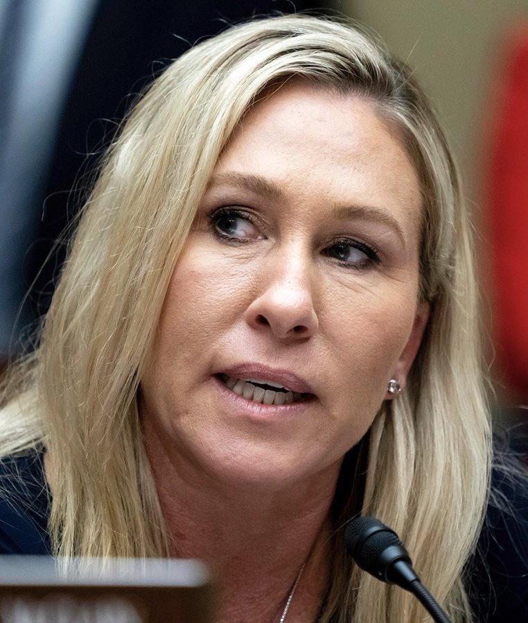 CalltoActivism's tweet image. Marjorie Taylor Greene says it is "completely unfair" that she has a reputation for being "unintelligent."

Is Marge unintelligent?