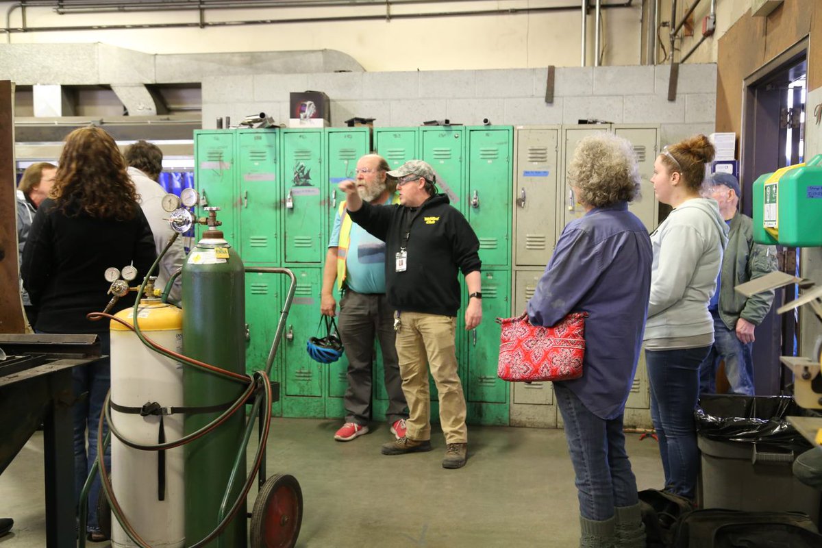 pencollege's tweet photo. Thanks to everyone who came to our Open Welding Day event!
Visitors took tours, watched PC students' welding demonstrations, and checked out the collegeโs new CNC plasma cutter. We hope you got to try your hand at welding while you were here. ๐
#PCWelding
๐ท Trish Tisdale https://t.co/q42pse4zeD
