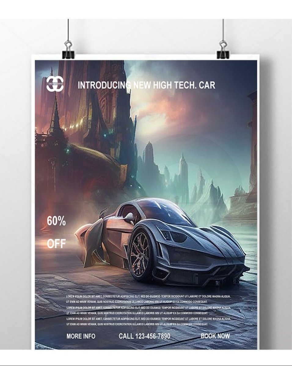 Poster Design

#NewCarRelease
#HighTechAutomobile
#FuturisticVehicle
#SmartCarTechnology
#LuxuryAuto
#InnovativeDesign
#EfficientEngine
#SleekBody
#AdvancedSafetyFeatures
#IntelligentDriving
#NextGenerationAuto
#DigitalDashboard
#PowerfulPerformance