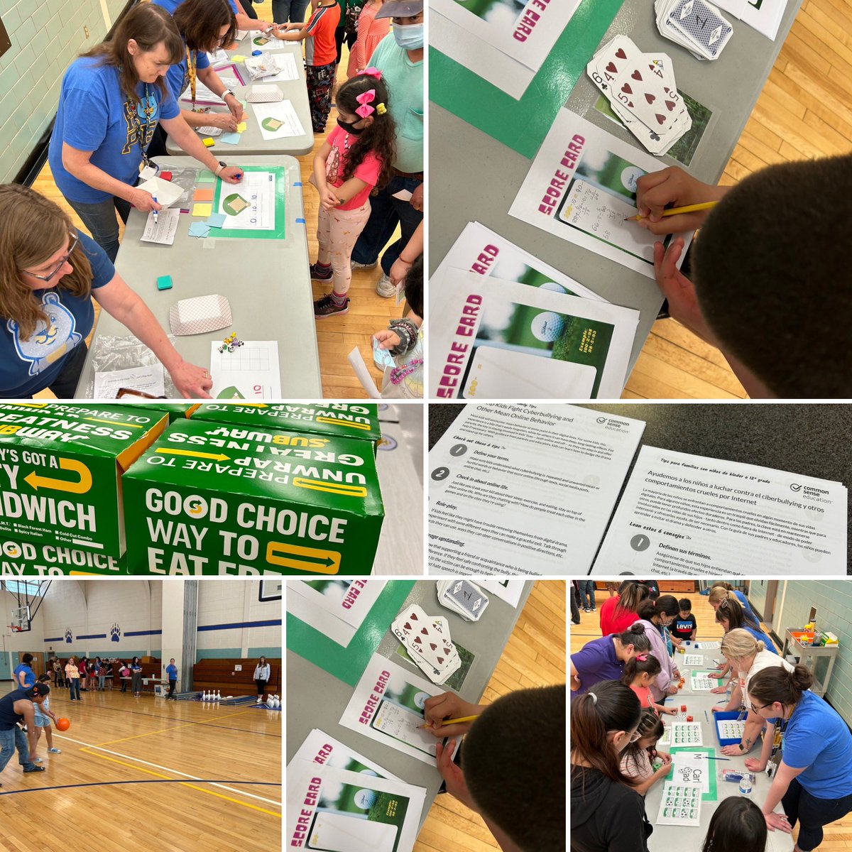 Can you count all the smiling faces? We love seeing our Indian Hill Families at Family Math Night, going until 6:15pm! Thank you!