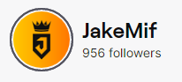 JakeMifTTV's tweet photo. Close to the big 1k https://t.co/aPwmSPGTkK