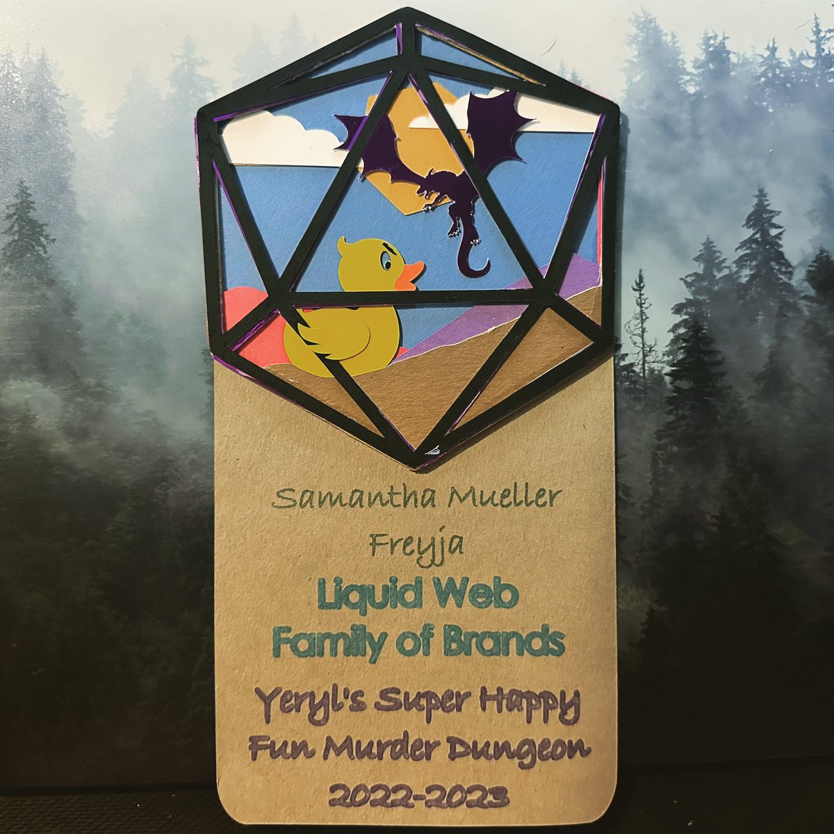 ContentSamantha's tweet image. A winner is me! Our participation awards for our lunch hour D&amp;amp;D group at work. #liquidweb #nexcess #dungeonsanddragons