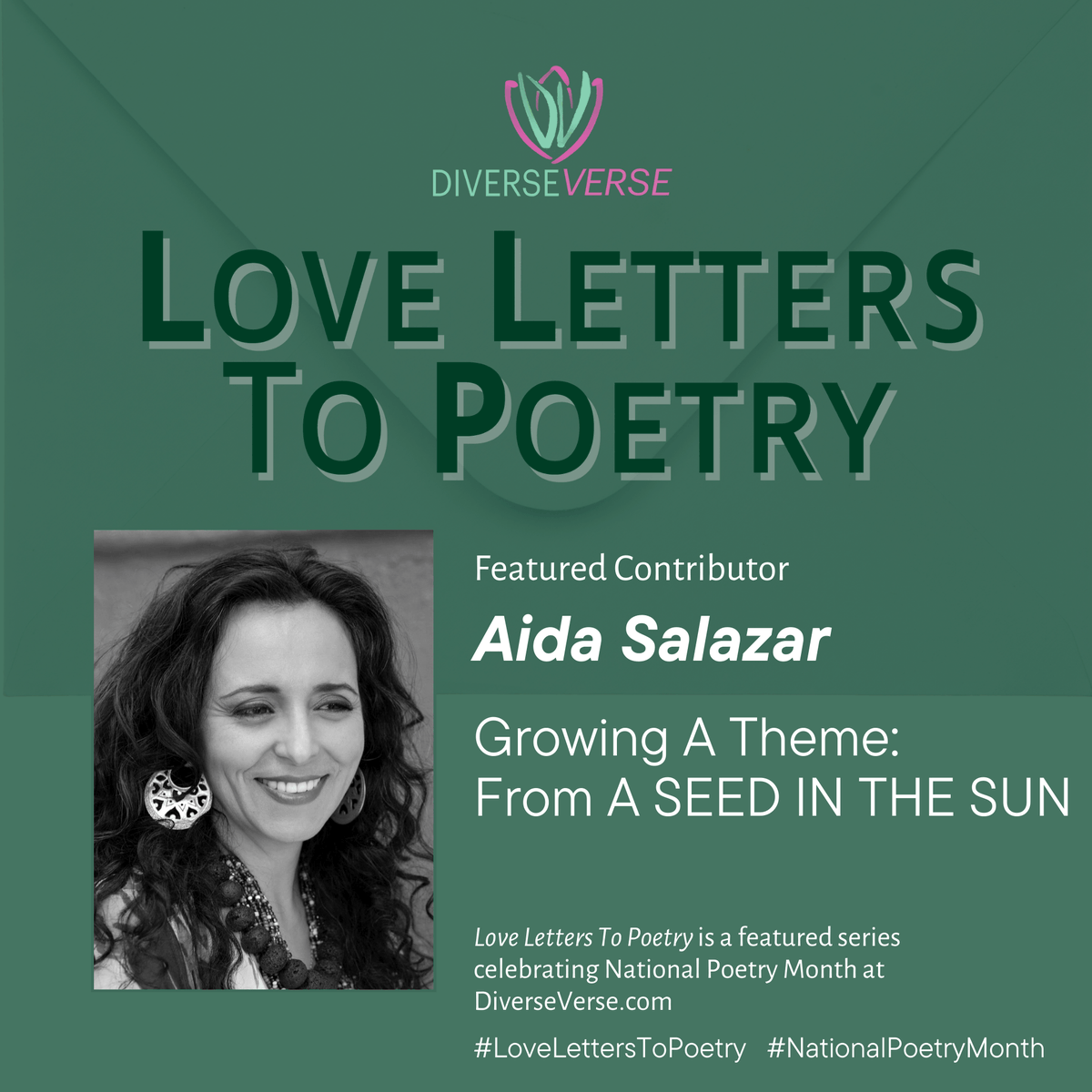 #ELATeachers #ELAEducators:

#WritingPrompt on Growing A Theme in poetry & 
inside look at how @aida_writes used metaphor when writing her latest verse novel A SEED IN THE SUN

at:

diverseverse.com/blog/growing-a…

 #DiverseVerse #VerseNovel #NationalPoetryMonth #LoveLettersToPoetry