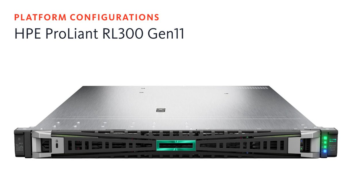AmpereComputing's tweet image. We have 100 images running in daily regressions on HPE’s ProLiant RL300 featuring Ampere Altra processors. Learn more about @HPE&apos;s new servers with high core density and impressive workload performance. bit.ly/3KVyqAH #cloudnative #HPECompute #OpenSource #Sustainability