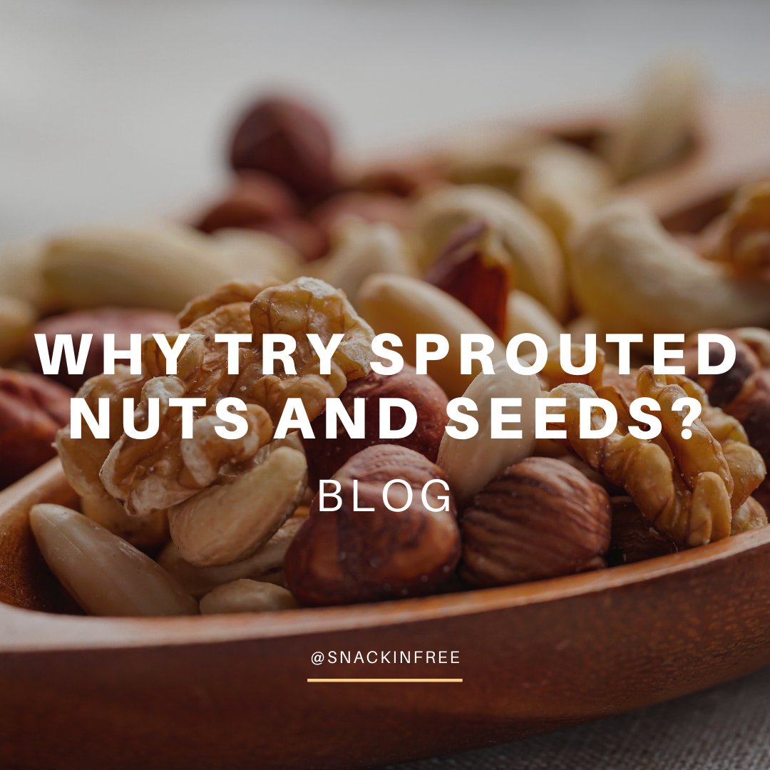 SnackinFree's tweet photo. Did you know sprouted nuts and seeds are actually better for your gut health? 🌰

Click the link here to learn more: https://t.co/ofAwMMqLsq https://t.co/TTXVrAn44R