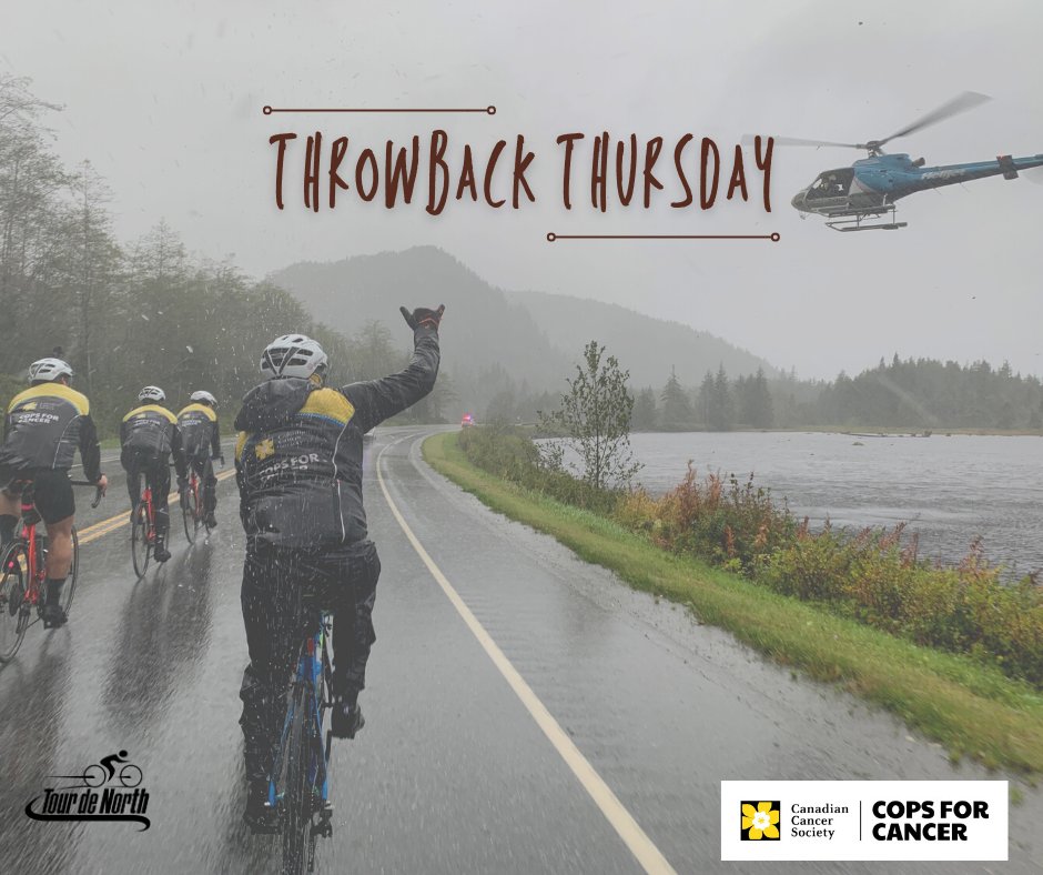 #ThrowbackThursday

You never know who will pop in to say "hi" while you're on tour!

Find out how you can be part of an amazing Tour de North team like this one. Applications are still open!

support.cancer.ca

#canadiancancersociety #ThrowbackThursday #ForTheKids