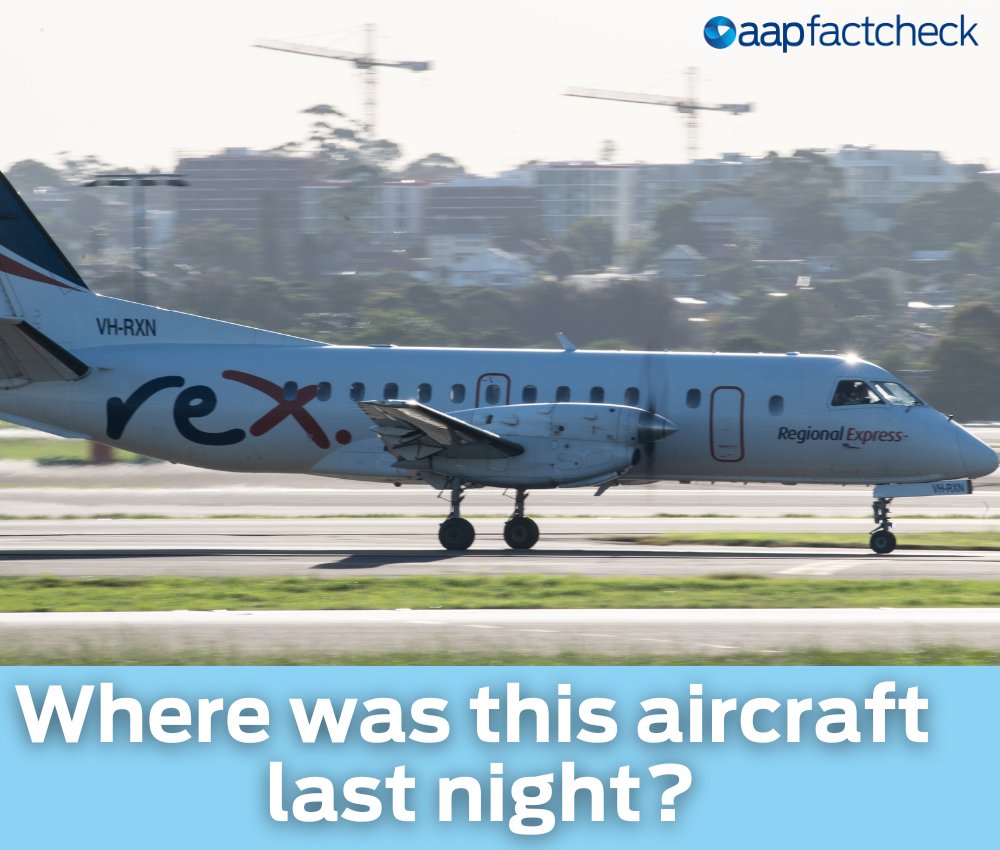 AAP FactCheck tweet media