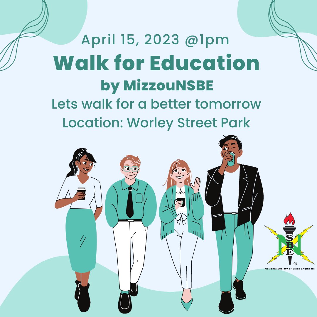 Join us this Saturday as we walk for education. Express your concern about topics in education and let your voice be heard and seen! #mizzou #mizzounsbe