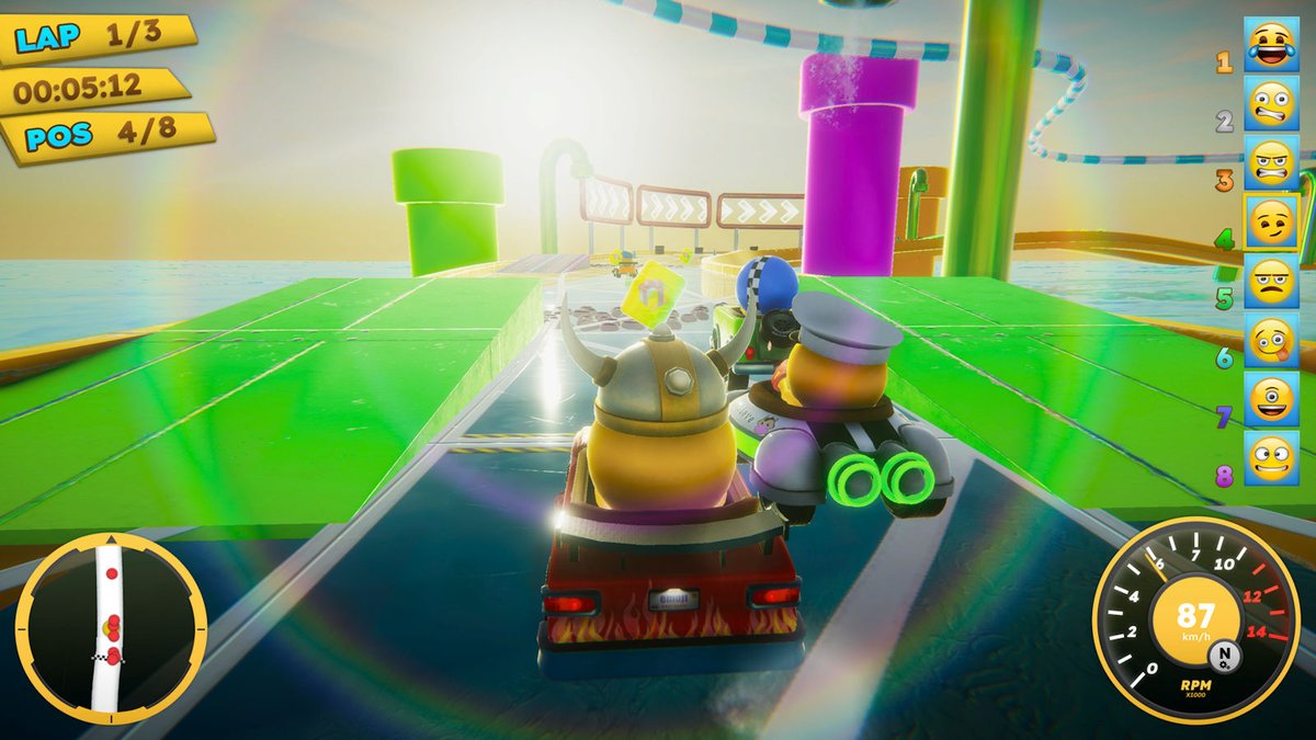 CriticallySane's tweet image. Well look at that, we do still do written reviews. Check out our review of emoji Kart Racer by @kariyanine bit.ly/3MIBhPU