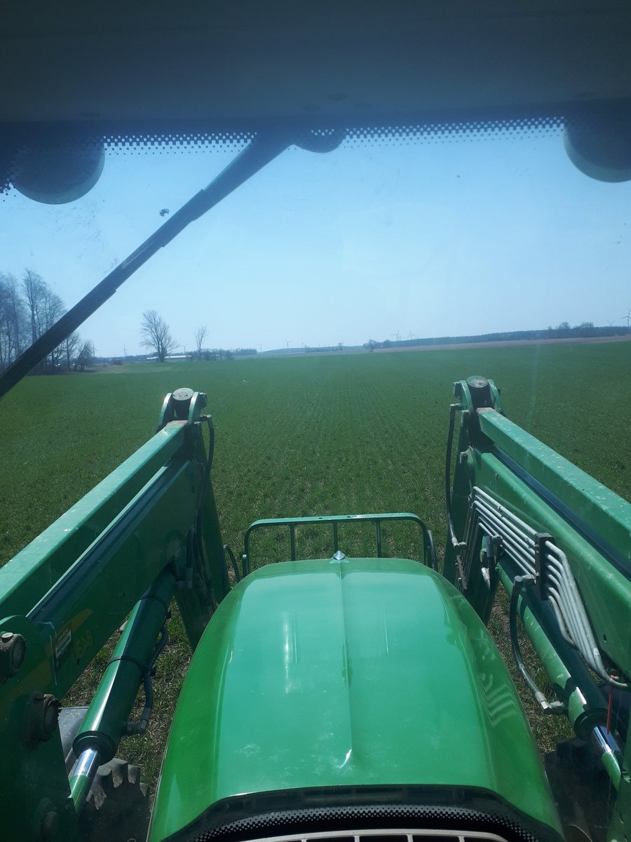 Nitrogen and ATS going on wheat and winter triticale.  #ontag