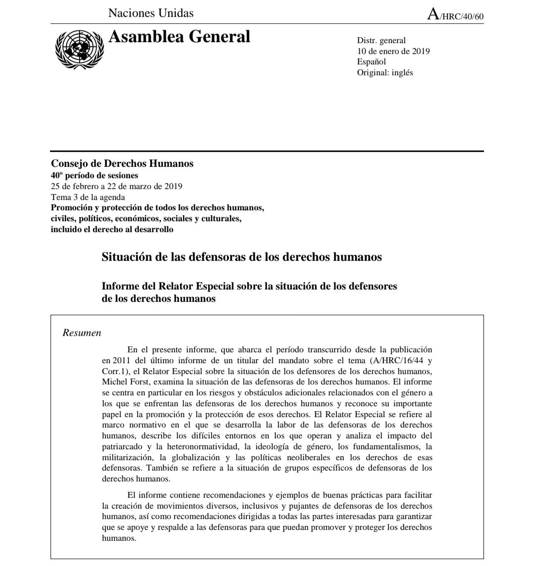ONUHumanRights's tweet photo. Condenamos el homicidio de Diana Carolina Rodríguez, #DefensoraAmbiental y delegada de la #JAC de la vereda La Florida de #SanCayetano en Norte de Santander. Nos solodarizamos con su familia. Instamos a las autoridades a proteger la vida e integridad de las #DefensorasdeDDHH https://t.co/sbrrdBxg46