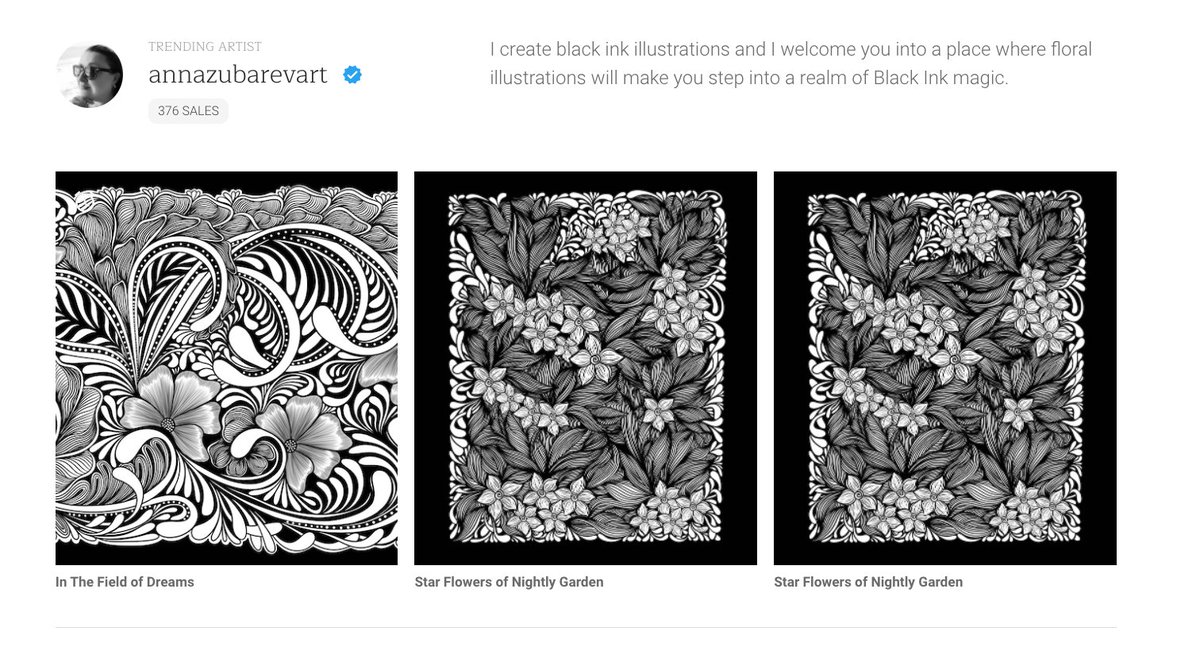 What do you know! I'm trending on <a href="/KnownOrigin_io/">KnownOrigin.io</a> 1st page!

Wohooooo!

PS. 
Star Flowers of Nightly Garden 
(Seen Below)
OE - available for limited time at 0.007 $ETH
👀🔗👇
