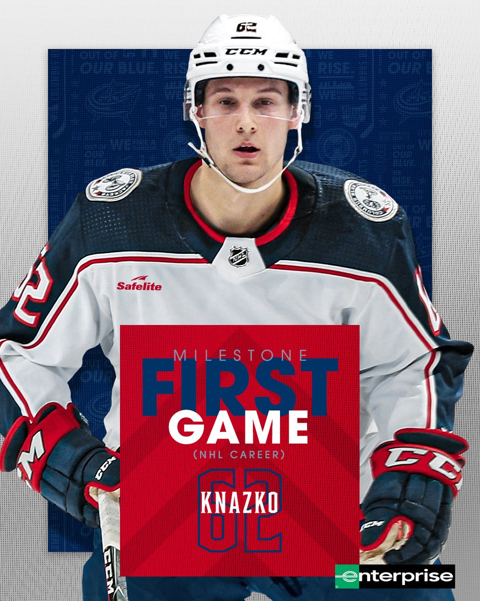 Samuel making his NHL debut 🙌

<a href="/Enterprise/">Enterprise</a> | #CBJ