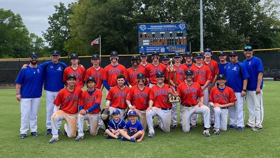 The Gators went undefeated (4-0) in #Charleston and won the Hanahan Invitational Tournament. We scored 46 runs and hit 6 homeruns over 4 games. <a href="/DylanWood2025/">Dylan Wood</a> <a href="/ThomasC1287989/">Thomas Conrad</a> &amp; <a href="/ShipmanPayton/">Payton Shipman</a> (Tourney MVP) all had 8 hits this week! #winateverything #SpringBreak @PBRVirginiaDC