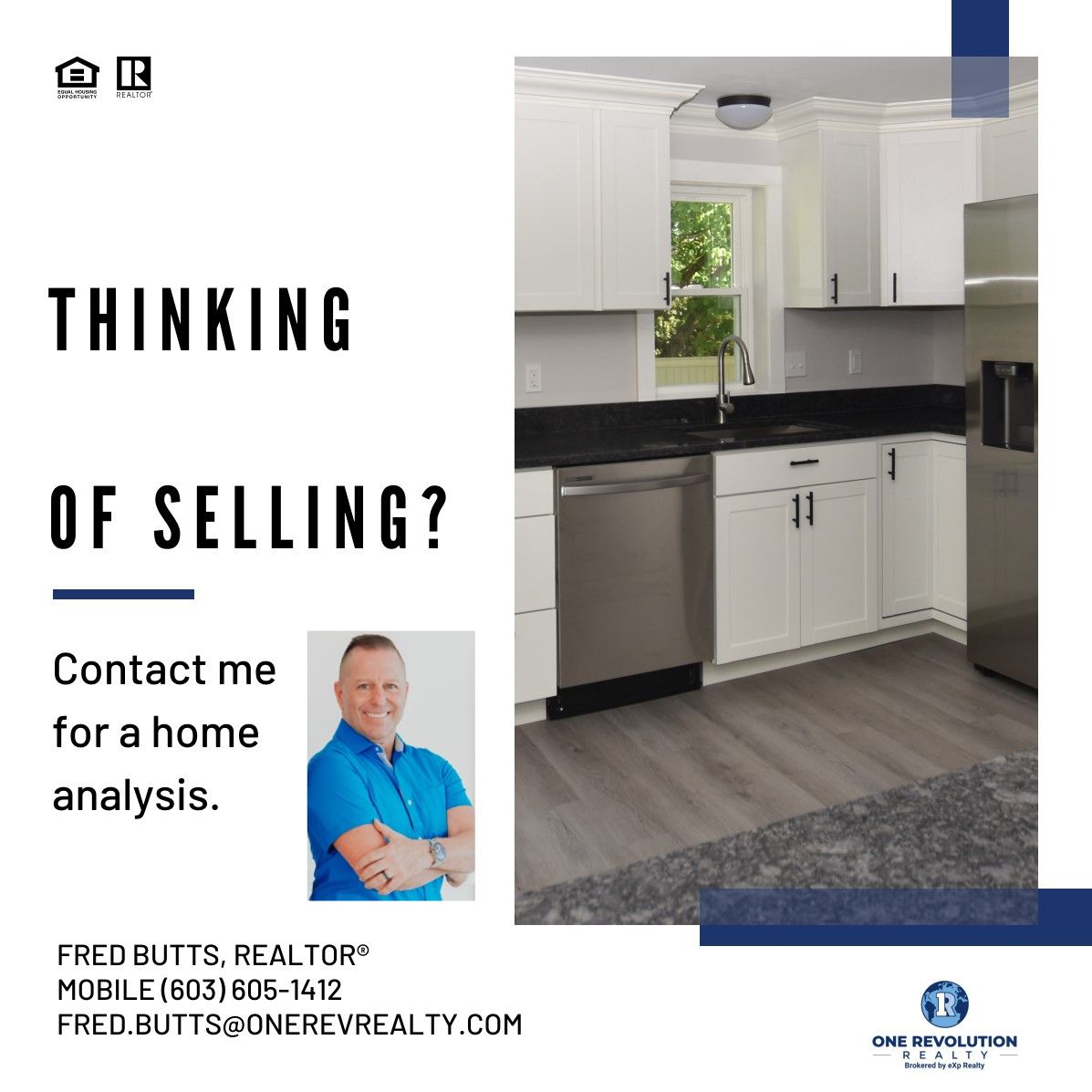 THINKING OF SELLING? Contact me for a free home analysis 🏡

#thinkingofselling #listwithme #homeanalysis #freevaluation #onerevolutionrealty #newhampshirerealestate #mainerealestate #realestate #realtor #realestateagent #listingagent #buyersagent #exprealty #wecanhelp