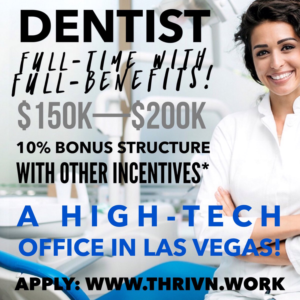 Hiring a Dentist in #LasVegas 

#dentistry #dentist #dental #smile #teeth #dentista #odontologia #dentalcare #cosmeticdentistry #tooth #dentistryworld #orthodontics #dentalphotography #oralhealth #dentalhygienist #veneers #dentalimplants #dentalclinic #odonto #dentistrylife