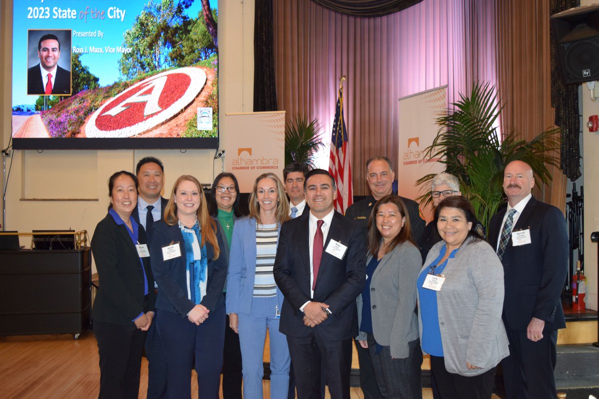 Vice-Mayor Maza delivered the 2023 State of the City today. He presented on significant progress and accomplishments made over the past year and what’s to come for Alhambra. 🙌
 
The State of the City will also be delivered at the April 24th City Council meeting at 6 PM.