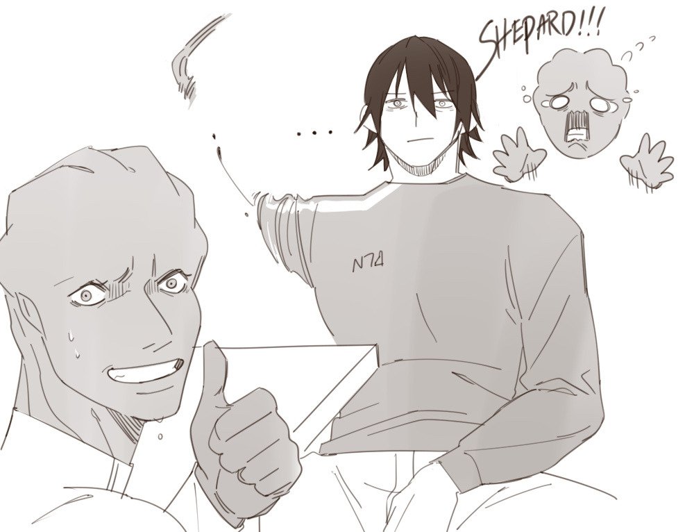 515Limit's tweet image. An ask from tumblr owo #MassEffect #digitalart #sketch