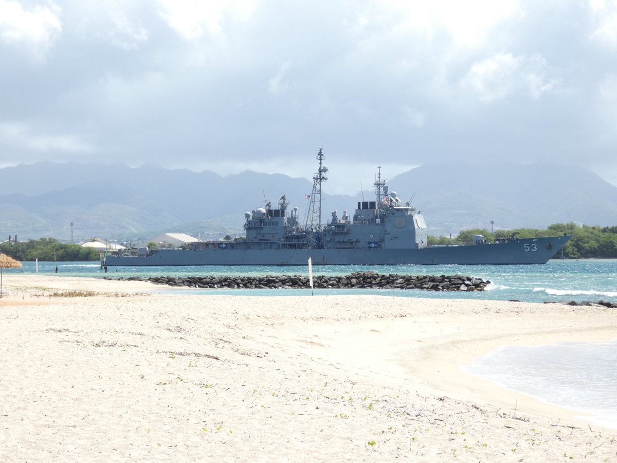 WarshipCam on Twitter "USS Mobile Bay (CG 53) Ticonderogaclass guided