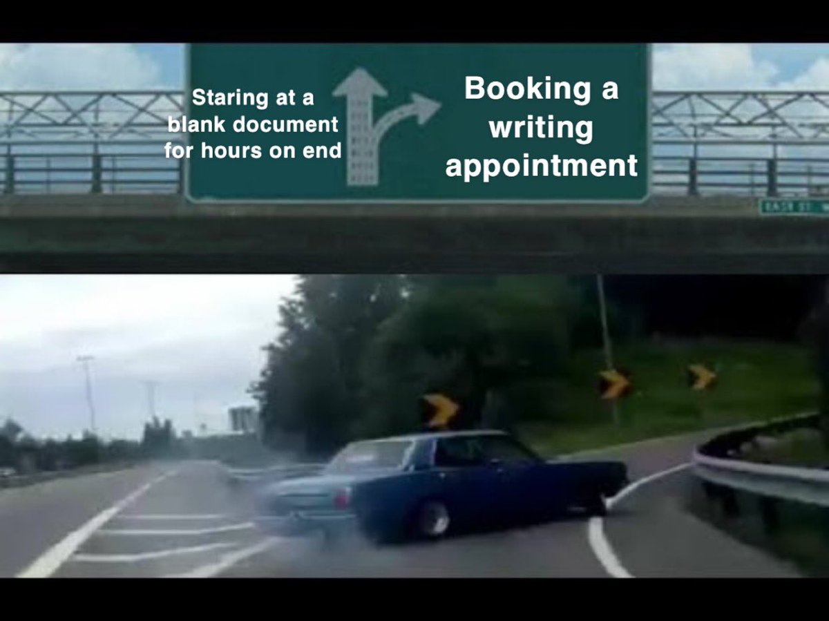 Don't let an empty document scare you. Our writing coaches can assist in the brainstorming process!

Donate to our #UT40for40 campaign and help us offer more appointments!