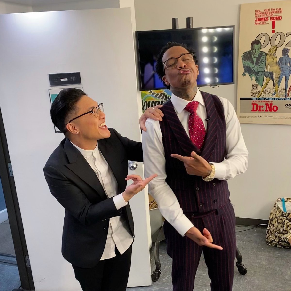 TimothyDeLaG's tweet photo. Ayeee Just wrapped a brand new show for my guy @nickcannon! My first season of WildNOut was in 2013 🤯 10 years later, and he still gettin me paid! 😂💪🏼 Appreciate you, boss! https://t.co/7D1MaQWCpu