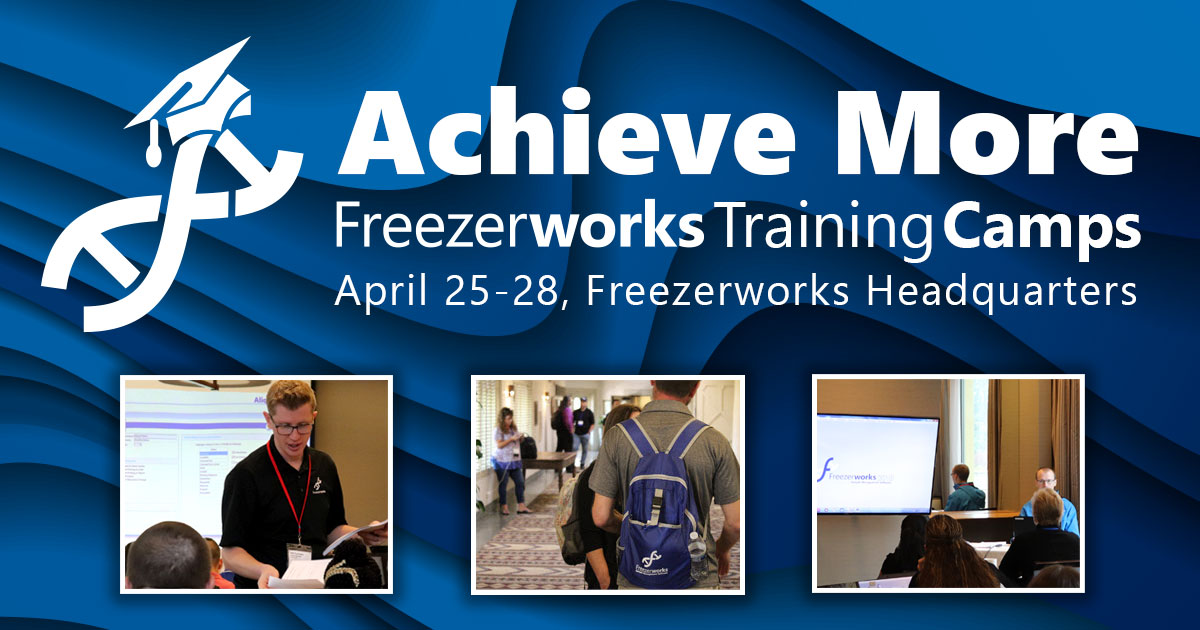 Freezerworks's tweet photo. There's still time to register for our April Training Camp. Check out the lessons we have planned. https://t.co/3fsIOgCl57 https://t.co/E6DIxNzmK8