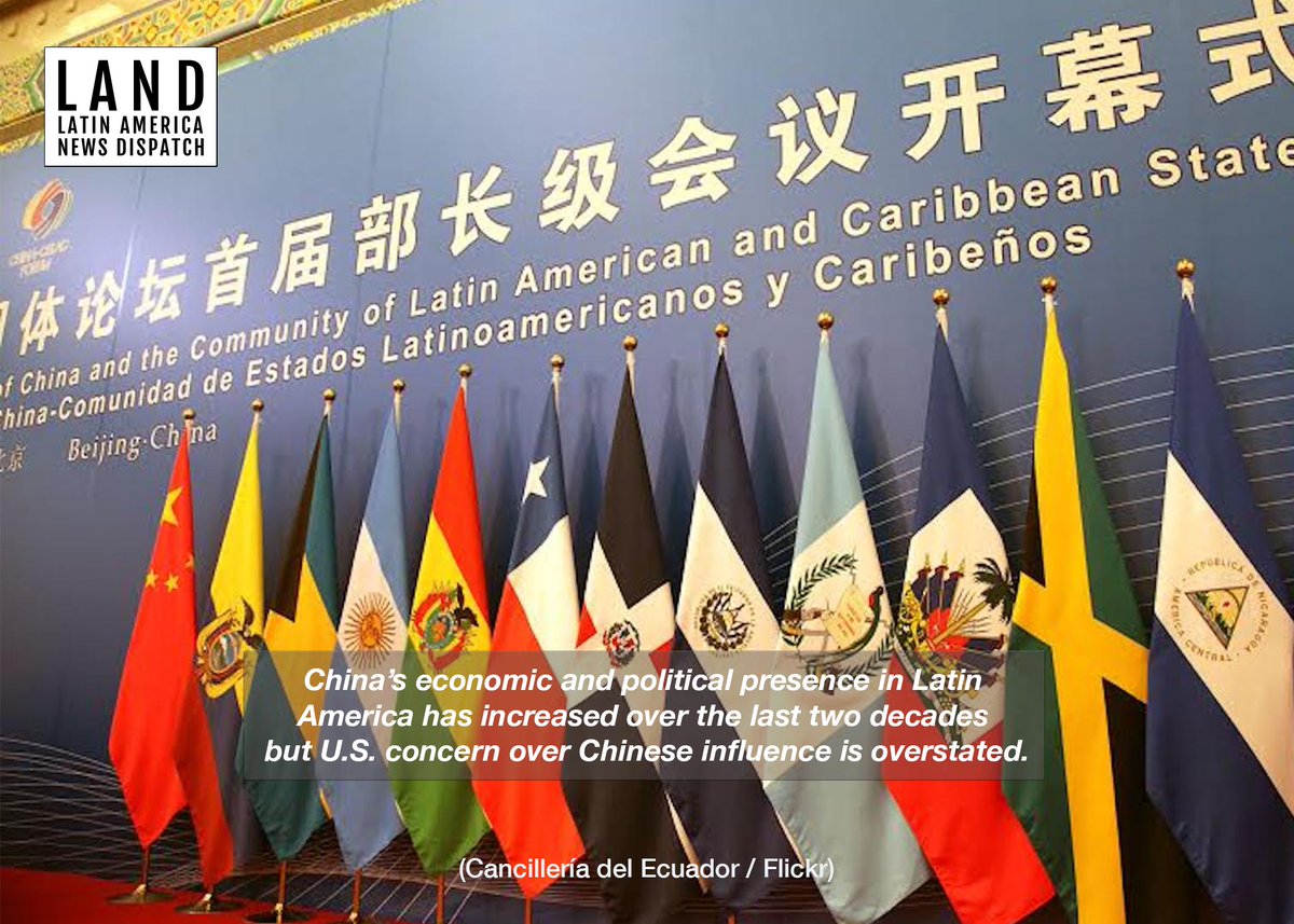 China’s increased “foothold” in Latin America has “[caused] anxiety in Washington about China’s desire to blunt U.S. influence,” writes Miquel Vila Moreno for World Politics Review. However, this concern is overstated, argues Moreno.

Full story: latindispatch.com/2023/04/08/the…