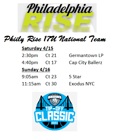 Michael Steidle (@mikesteidle32) on Twitter photo Philly Rise 17U National Team is a MUST SEE with our debut this weekend in Pittsburgh, its time! <a href="/philly_rise/">Philly Rise</a> <a href="/klhoops/">Kevin Lynch</a> <a href="/CianiRedd/">Ciani Redd-Howard</a> <a href="/swpbot/">Mike Pellecchia</a> Philly Rise 17U National Team is a MUST SEE with our debut this weekend in Pittsburgh, its time! <a href="/philly_rise/">Philly Rise</a> <a href="/klhoops/">Kevin Lynch</a> <a href="/CianiRedd/">Ciani Redd-Howard</a> <a href="/swpbot/">Mike Pellecchia</a>