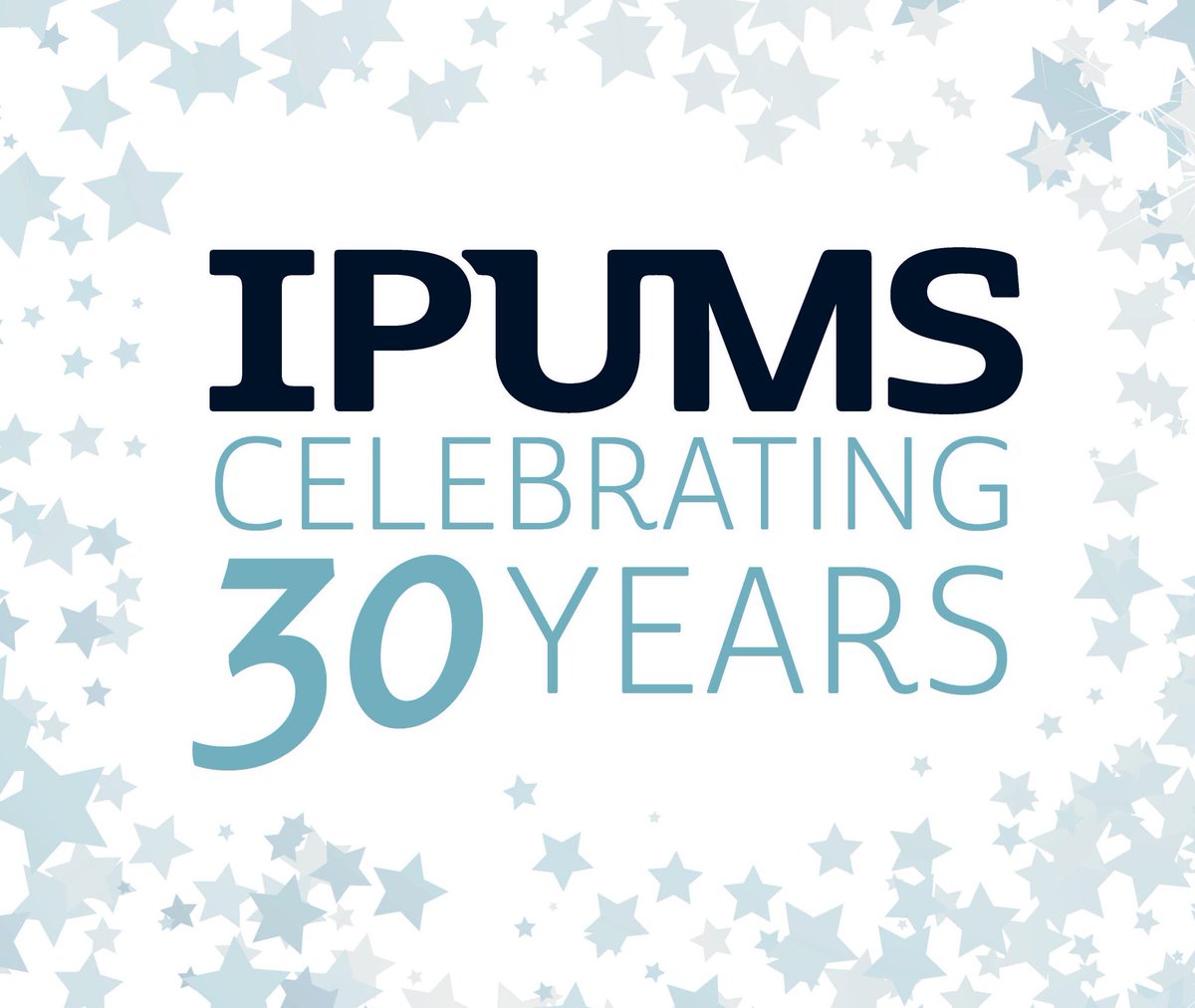 ipums's tweet photo. We are celebrating our 30th Anniversary TONIGHT, April 13 from 8:30-10:00 PM in Imperial Room 9 at #PAA2023. Stop by to share your IPUMS story and connect with other IPUMS users! Join in the fun online using #ipums30 https://t.co/JbZqWy6Hae