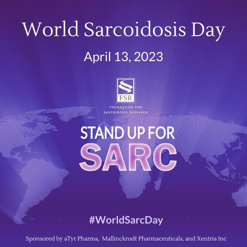 Stand up for #sarc!! #worldsarcoidosisday #sarcoidosis #Awareness
