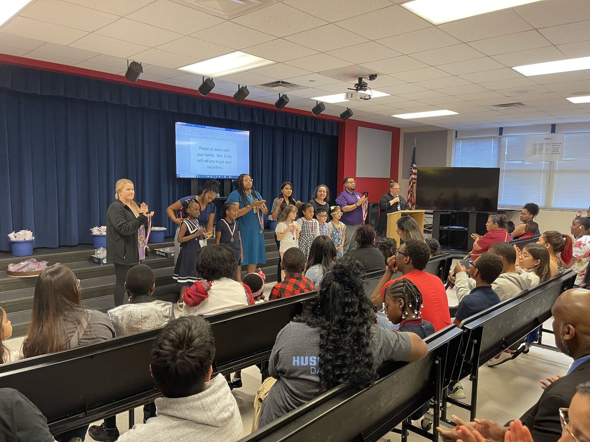 Our families showed up in a great way, for our Recorder performance and Students of the 6 weeks.  Way to go Horned Frogs!!!