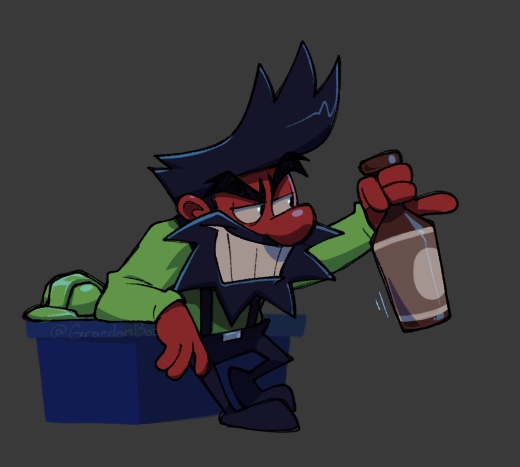 GraedonBot's tweet photo. Anton and the Anton I tried to draw from memory.
“Cheers”
#antonblast https://t.co/eaPS3ZZ53K