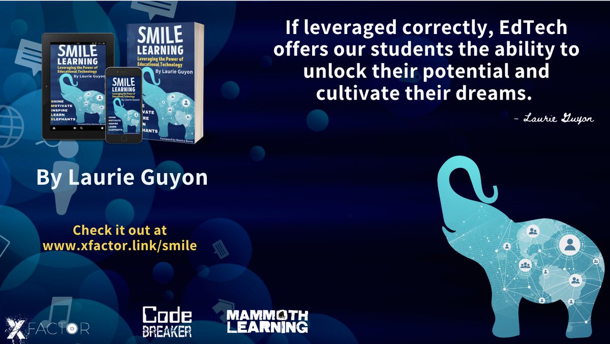 XFactorEdu's tweet image. If leveraged correctly, EdTech offers our students the ability to unlock their potential and cultivate their dreams. 

by @SMILELearning 

Check it out at xfactor.link/smile

#SMILELearning #XfactorEDU #CodeBreaker and #MammothEDU