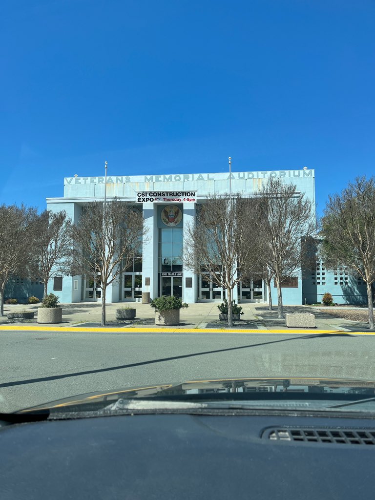 SSUExEd's tweet image. Happening Now! Come by and visit our table at the @csiconstruction Construction Technology Expo at the Santa Rosa Veterans Memorial Building. Free Admission!