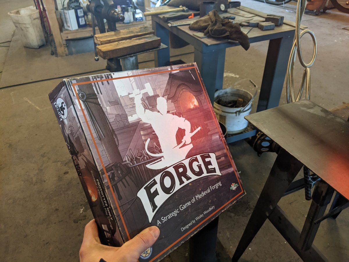 Final 2 hours of Forge on Kickstarter! Thanks for all the support, over 400 games ordered already, so great to see 😃🔨
kickstarter.com/projects/funda…