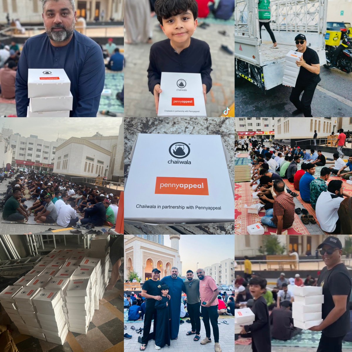 It’s been an absolute pleasure to be able to help <a href="/ifti_ifrahim/">Iftikhar Ifrahim</a> <a href="/pennyappeal/">pennyappeal.org</a> and Imran of Chaiwala Dubai in distributing Iftar food packs to members of the public ready to open their fasts 🙏🌟🙏