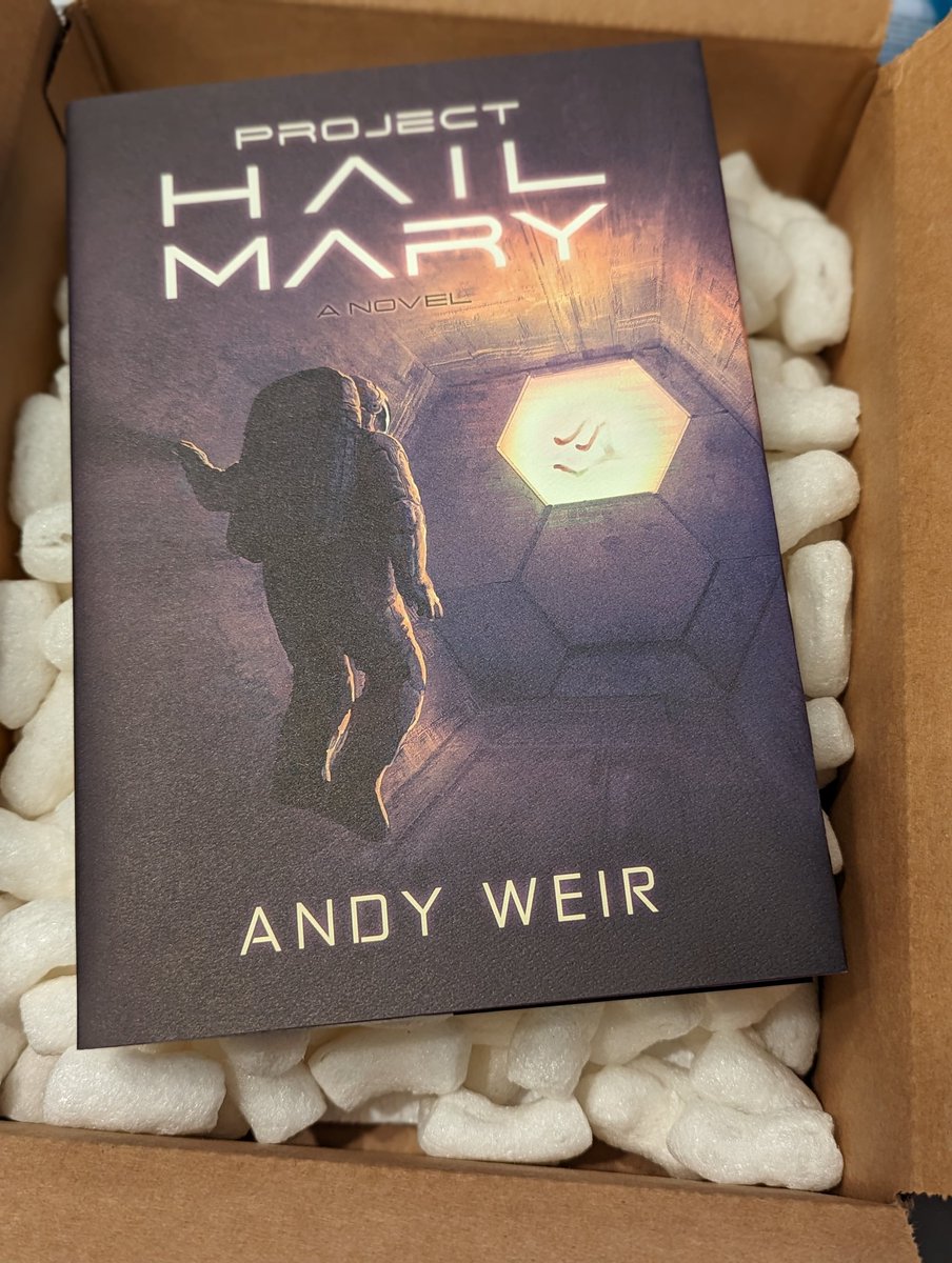 It's beautiful!!! @andyweirauthor @SubPress