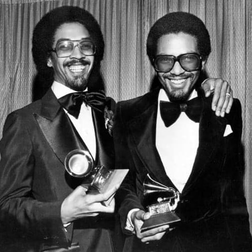 Happy birthday Louis Johnson with Brother George aka The Brothers Johnson.  #louisjohnson #georgejohnson #thebrothersjohnson #bassist