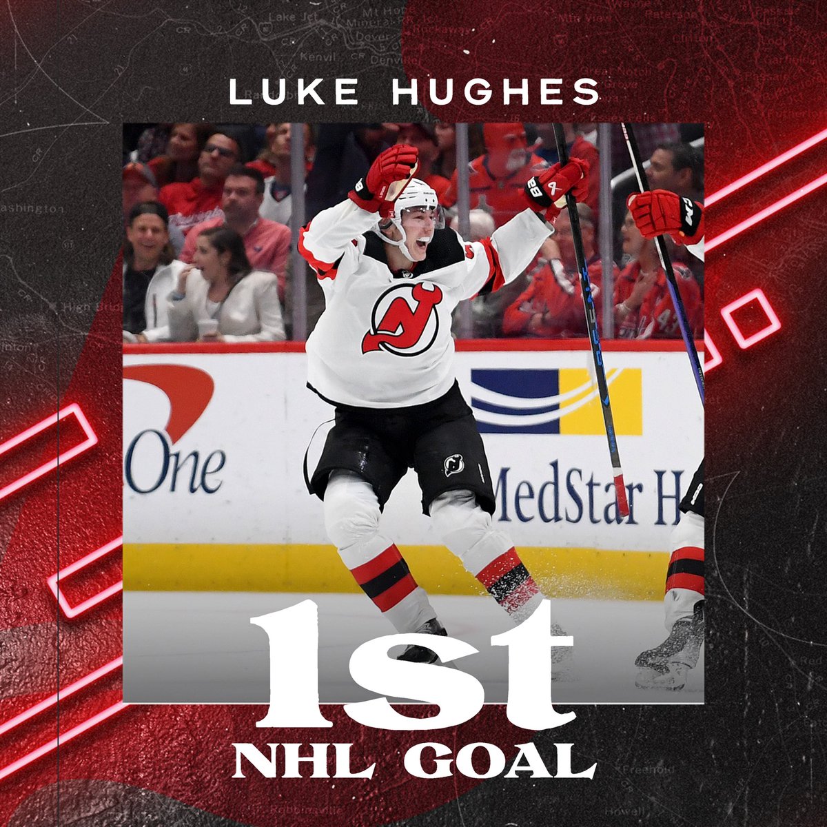 Absolute stud. 

Congrats on your first NHL goal, Luke!