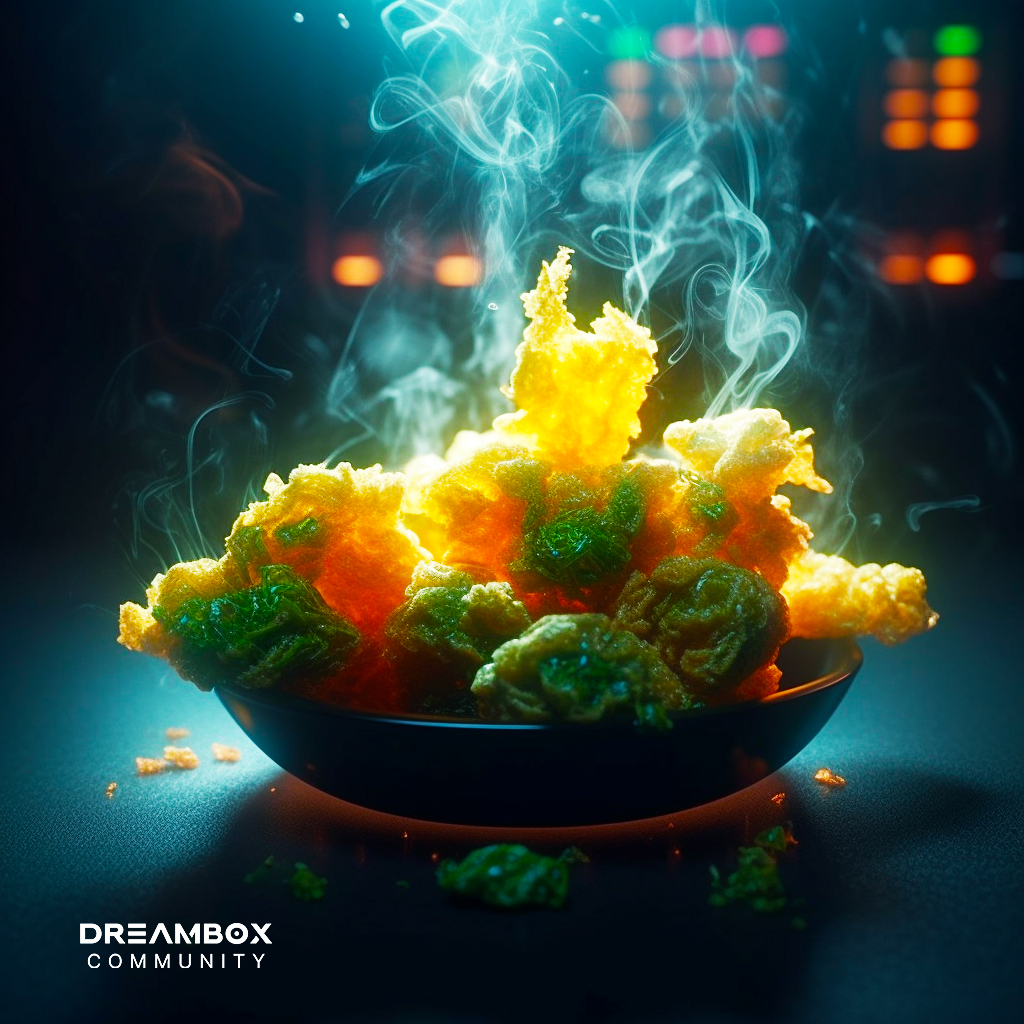 DreamBoxAI's tweet image. As night falls, dive into a world of Japanese flavors and neon lights with these tempura dishes.😋🍤

#AIDesign
#AIArt
#ArtificialIntelligenceDesign
#ArtificialIntelligenceArt
#MachineLearningDesign