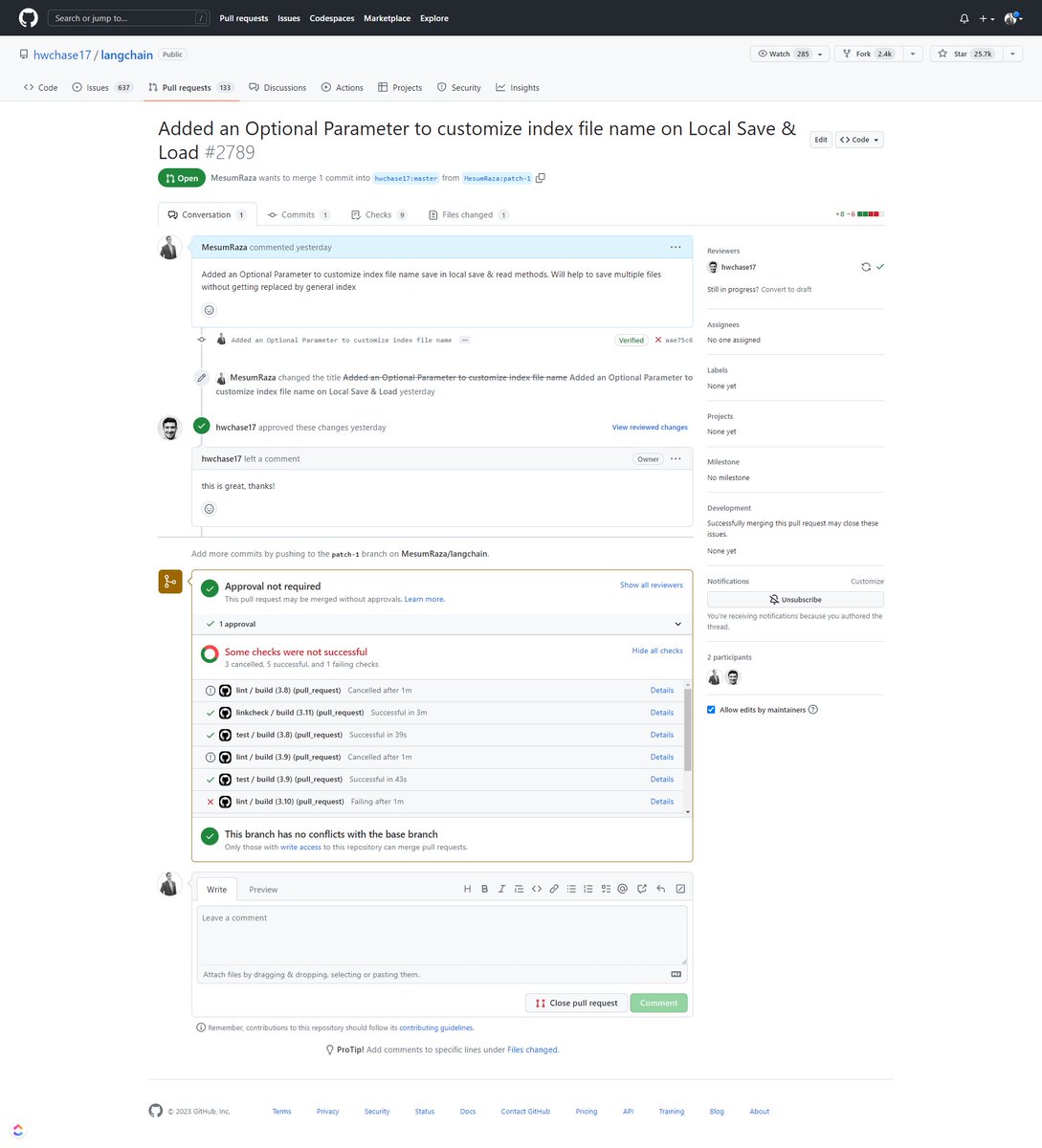 MesumRazaHemani's tweet photo. Thankyou for appreciation @hwchase17 . I cant tell you the amazing happiness I have to contribute an Open Source for the first time.
https://t.co/lvGvRmLybL
#letsimprove #LetsBuildTogether #langchain https://t.co/9bwVtuSn2n