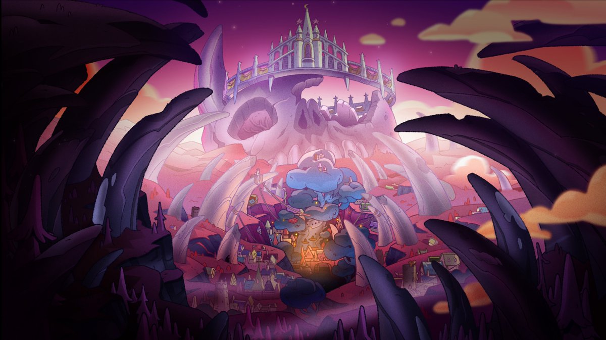 CandiceMessado's tweet photo. #TOHspoilers Here's some of my favorite BG's I painted for The Owl House "Watching and Dreaming"~ Designed by @BearsAreRed and @sbosma https://t.co/JEhJUiwc7n