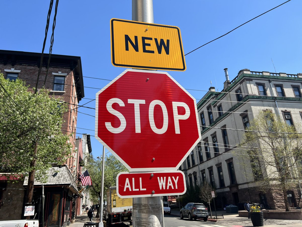 Just installed: new stop signs at 8 intersections in need of safety improvements, that we identified through data and locations highly traveled near schools, park and senior populations. It’s the latest in our Vision Zero campaign to eliminate all traffic-related deaths and